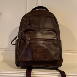 Rawlings Medium Leather Backpack - Brown